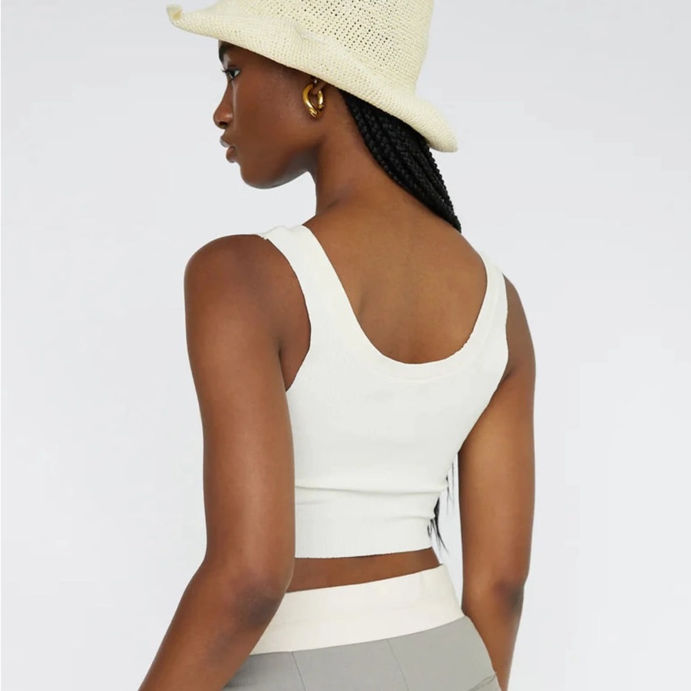 Mott50 Coolibar Isola Corset Tank in French Vanilla - Picture 2 of 8